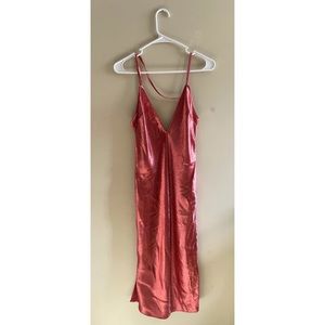 EXPRESS Satin Strappy Shealth Dress
